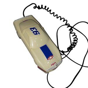 Vintage Dialfone LCD Corvette 93 Electronic Corded Phone, Telephone RC 33P Exxon